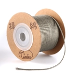 芊雅 Хлопковая нить тайваньского происхождения B 1,5 мм, неэластичная ювелирная нефритовая нить с сердцевиной и зашифрованной однотонной нитью из бисера Бодхи Будды