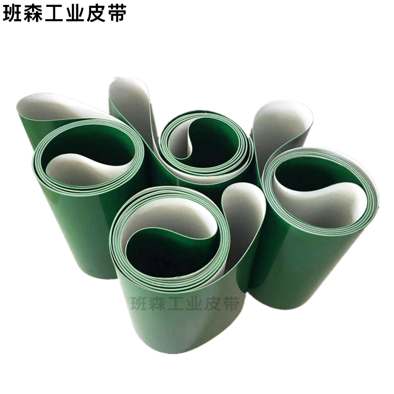 Factory direct green pvc conveyor belt 1-6MM thick industrial belt flat belt assembly line conveyor belt