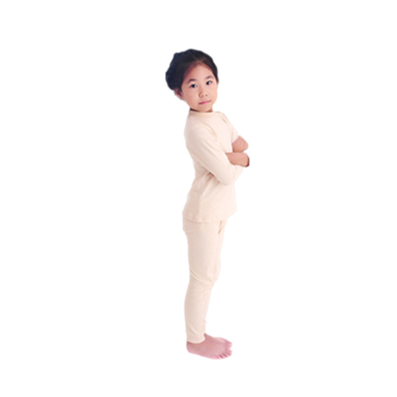 bông màu childrens bộ đồ lót cotton mùa xuân và mùa thu quần 3-5 tuổi bé bông áo len mùa thu và mùa đông nam và nữ