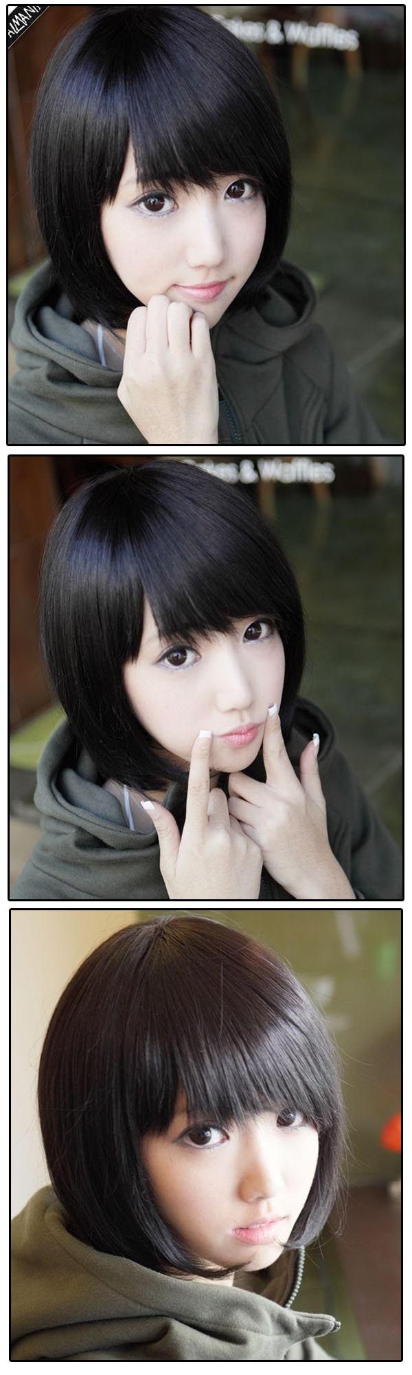 Perruque OTHER   cheveux raides Court - Ref 2609513 Image 10