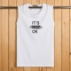 Áo thể thao đặc biệt hàng ngày áo thun nam tay áo cotton thoáng khí rộng vai mùa hè thanh niên buông thả - Áo vest cotton áo ba lỗ gym