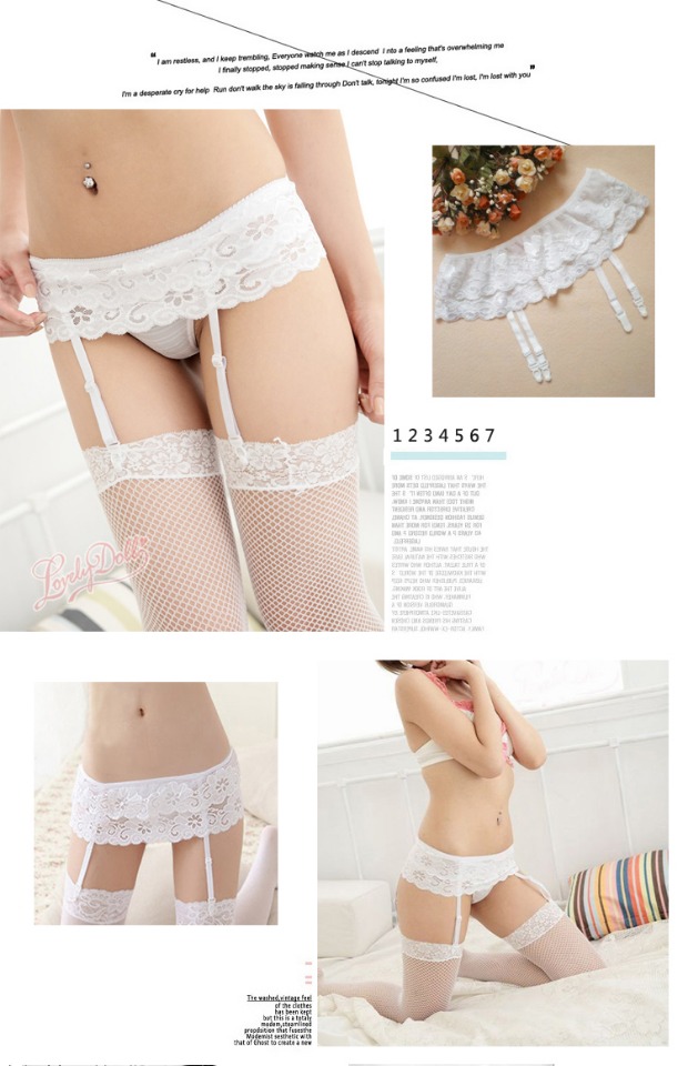 Sexy ren phụ nữ garter cực cám dỗ vớ garter mà không có T quần phụ kiện khiêu dâm Sao dây nịt đùi