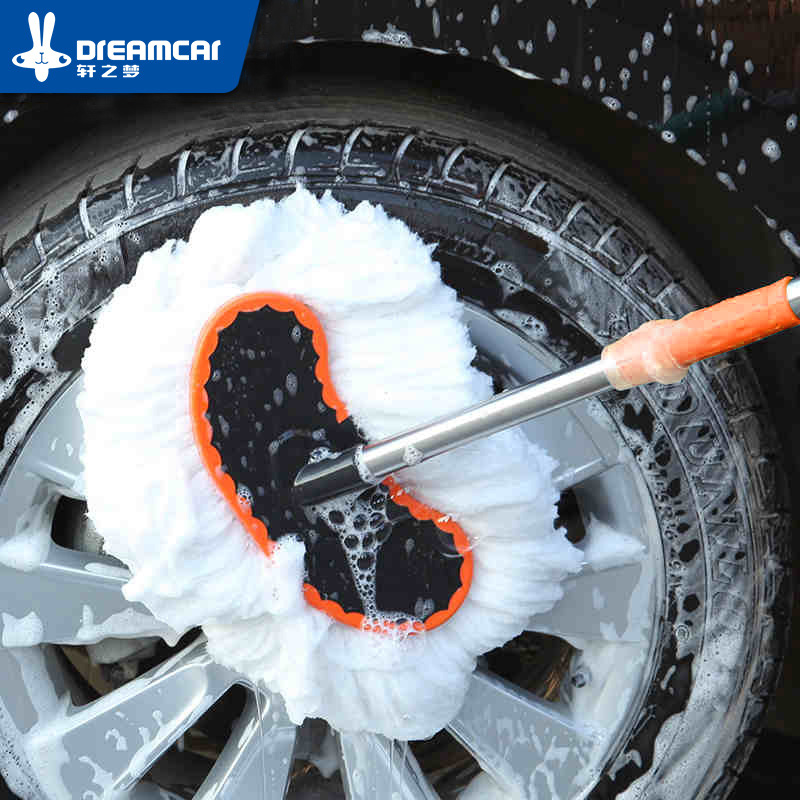 Soft brush car wash mop long handle telescopic car wash brush Special car cleaning tools Car wash supplies car wash brush