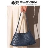 Подходит с юбкой, плетеная барсетка, корзина, сумка на одно плечо, сумка подмышку