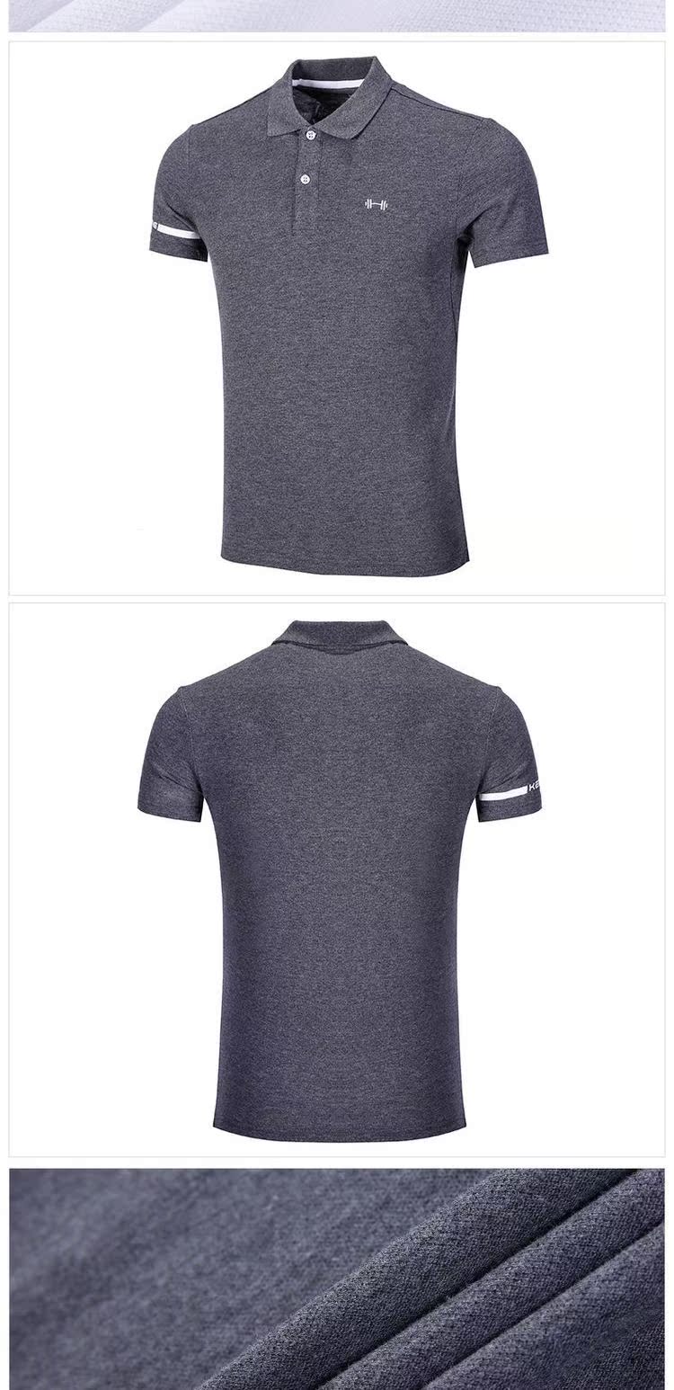 Áo thun ngắn tay Anta Áo sơ mi POLO 2019 hè mới thoáng khí thấm mồ hôi nam nửa áo thể thao đích thực - Áo polo thể thao áo polo nam trung niên