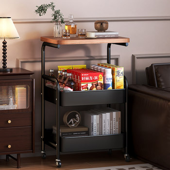 Middle-aged storage cart