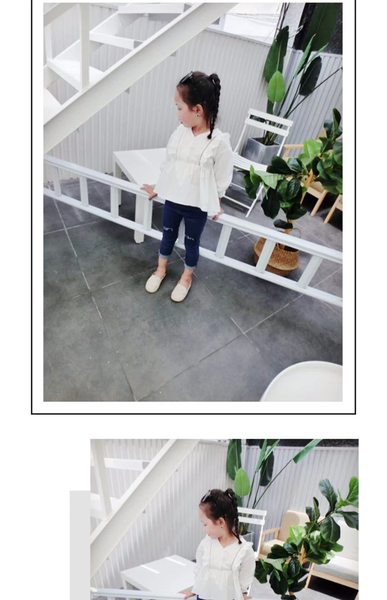 Amy bé nhà mùa thu mới bé gái bé gái áo sơ mi cotton sơ mi váy xòe kiểu váy áo sơ mi bé trai 10 tuổi