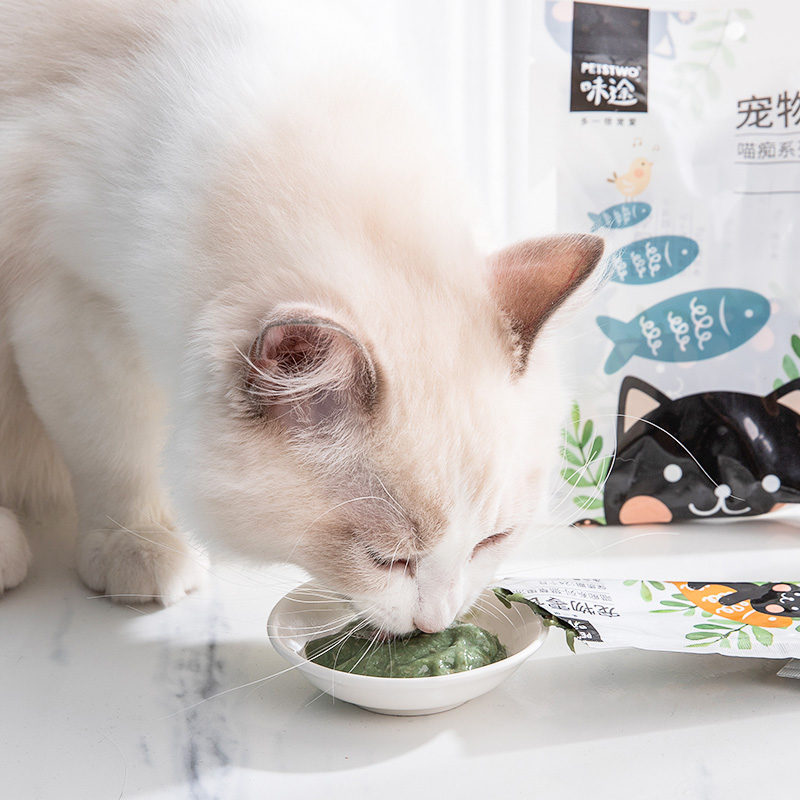 Petstwo猫草果冻猫薄荷猫肉条猫零食肉条猫罐头布丁猫咪化毛零食