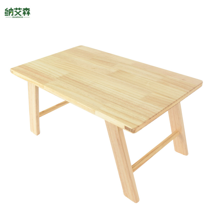 Bed small table Lazy small square table Bay window Tatami multi-function small table Solid wood pit table Home study table