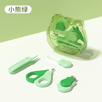 Зеленый, с медвежатами