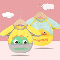 Зеленый желтый динозавр, утка