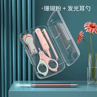 Прозрачный коралловый комплект, светящаяся ухочистка, 4 шт