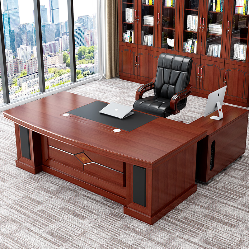 Executive Desk Boss Desk Modern Simple Computer Desktop Desk Writing Desk Desk President Desk Chair Executive Desk