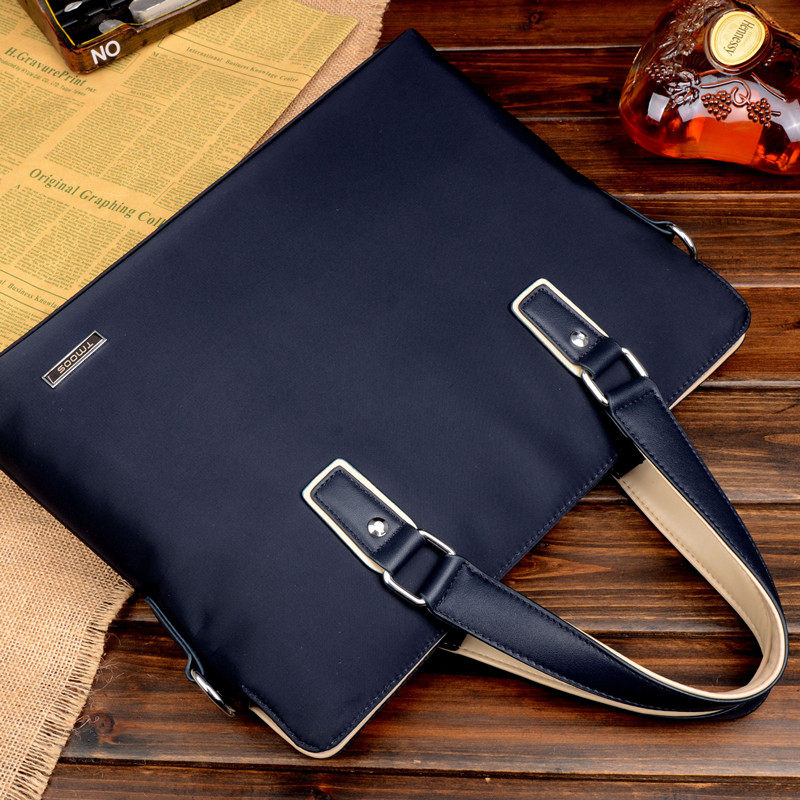 Men's handbag Oxford cloth bag business briefcase casual canvas bag men's bag handbag A4 file computer bag