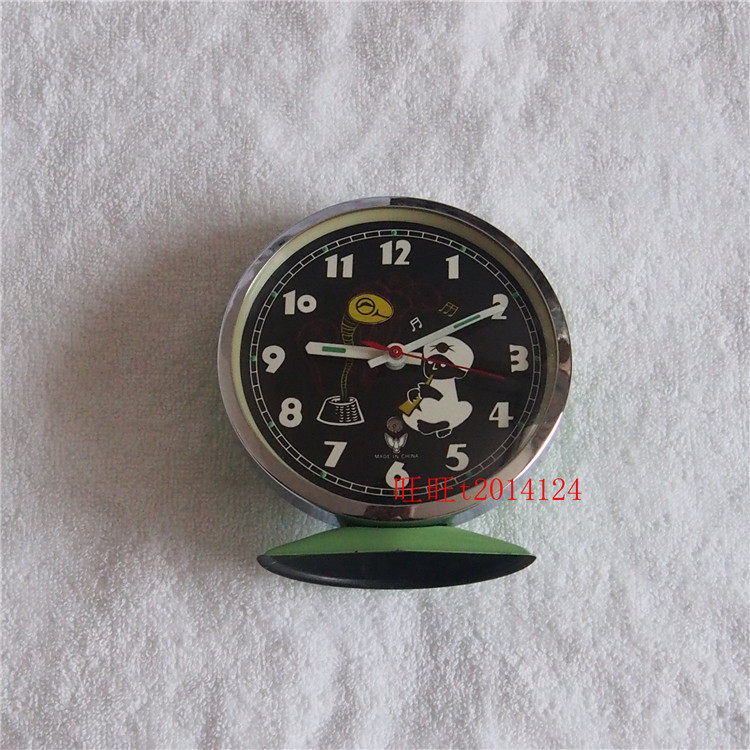 White Pigeon Cards Full Copper Core Machinery Alarm Clock Nostalgia Collection Horseshoe Table Snake Heads Move