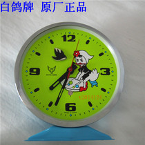 White pigeon brand Donald duck mechanical clockwork alarm clock nostalgic collection horseshoe watch large