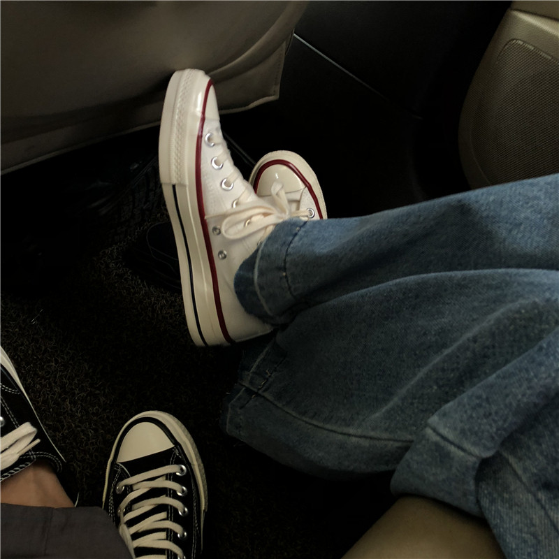 Sleep at 11 shopkeepers recommend matching Korean Joker classic low-top minimalist casual canvas shoes