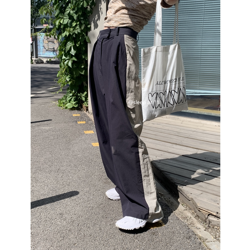 sleep at 11 Design Single 2022 Summer New Specific High Waist Sports Broad Leg Lets Lets Woman