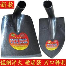 Hoe outdoor all-steel thickened manganese steel hoe agricultural hoe small sharp pick Ridge and ditching tools planing tools