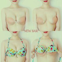 Bikini silicone breast pads invisible underwear swimsuit push-up breast pads