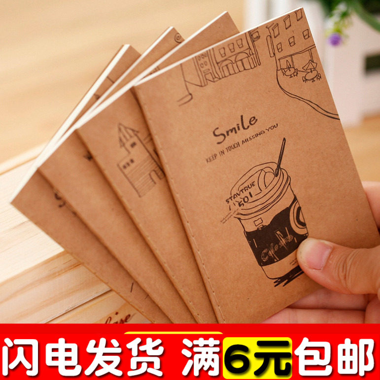 National Stationery Creativity Retro Cute Little Benko Cartoon Car Line Ben Notepad Pen