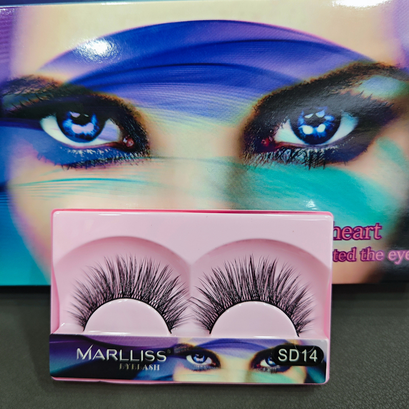 Maries False Eyelashes Sd14 Exaggerated Thick Realistic Ultra-Long Dancing Bride Makeup Cos Eye Makeup High Aesthetic Value
