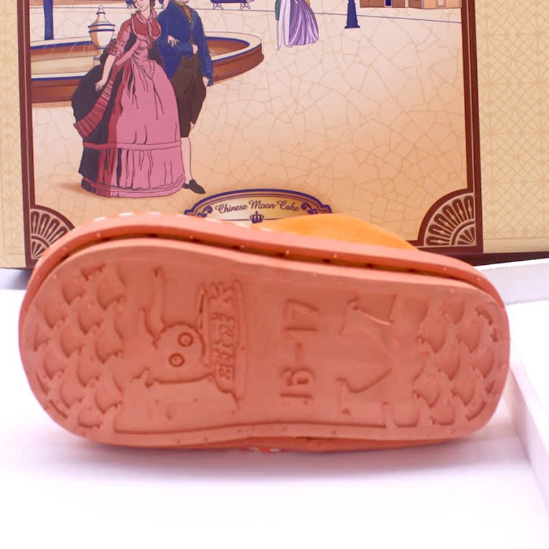 Chaussons enfants en suède pour hiver - semelle caoutchouc - Ref 1013703 Image 19