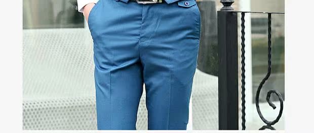 Bộ đồ vest nam hai mảnh phù hợp với phiên bản Hàn Quốc của chú rể mảnh mai chú rể váy cưới công sở chuyên nghiệp đầm nhỏ phù hợp với nam quần nam ống rộng
