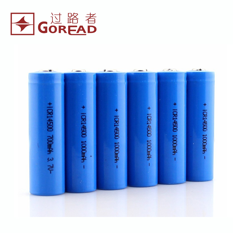 14500 lithium battery No. 5 AA3 7V 1000 mA rechargeable lithium battery strong flashlight rechargeable battery