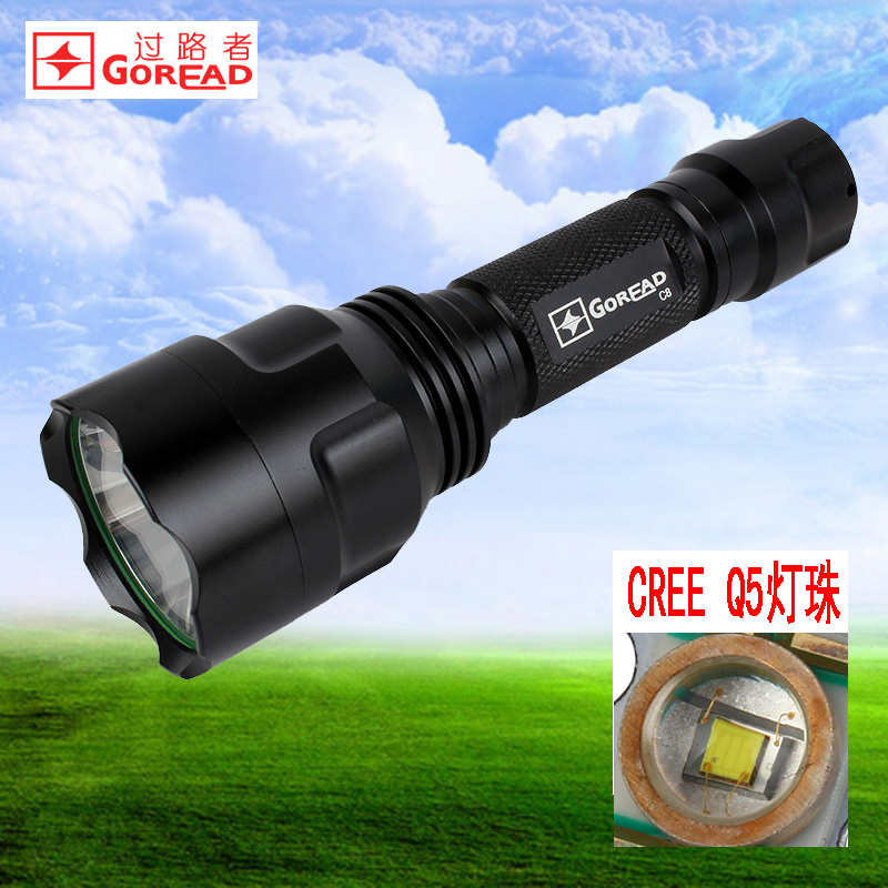C8 Strong light charging Q5 waterproof tactic remote LED outdoor lighting flashlight lamps