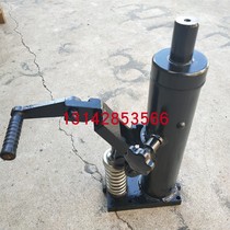 Manual hydraulic cylinder forklift cylinder oil pump foot step up hand screw down hydraulic oil jack 1 ton 2 tons