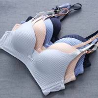 Sọc siêu mỏng vành nữ gợi cảm áo ngực nhỏ trên tam giác cup trường trung học đại học bộ bộ đồ lót nữ hàng hiệu