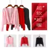 Adult children ballet dance suit Long sleeve thickened dance sweater Autumn and winter knitted warm jacket shawl