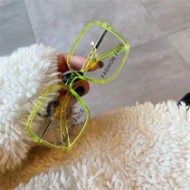 New Children Box Letters Flat Mirror Kids Stage Styling Personality Spectacle Tide Children Walk Show Sunglasses