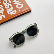 Childrens minimalist sunglasses kid Summer anti-UV sunglasses Men and womens glasses