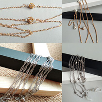 Spring and summer new Korean version of glasses chain hanging neck chain hip hop childrens street dance show tide