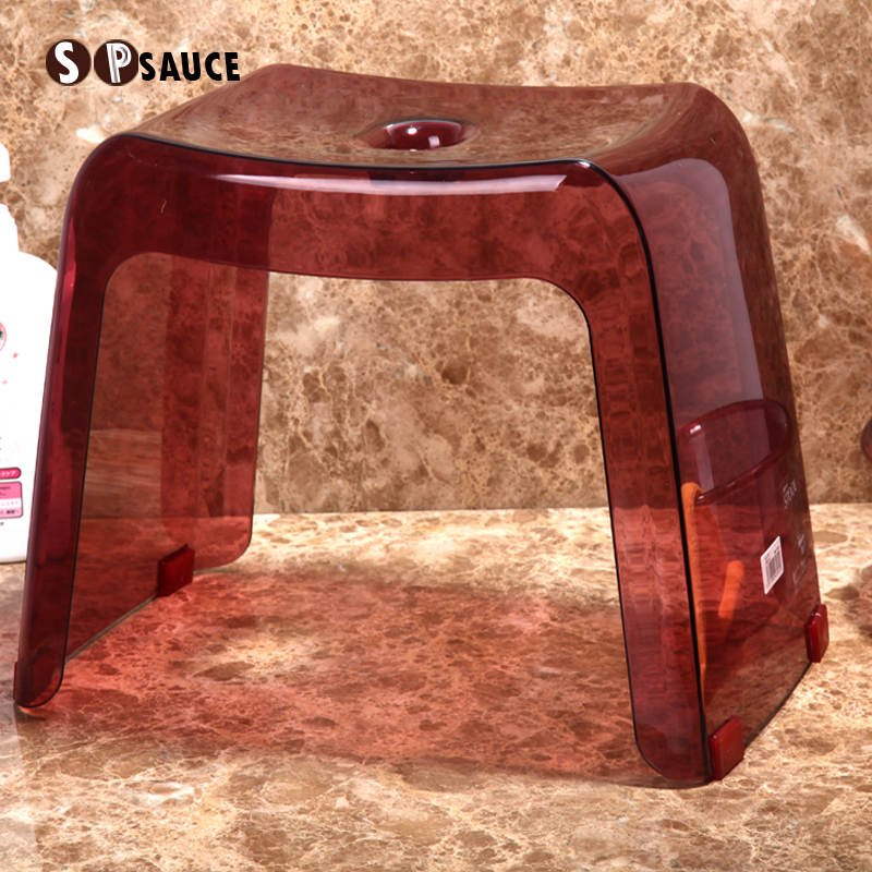 Japan SP SAUCE bathroom stool Bath stool thickened non-slip bath stool Household baby bench low bench