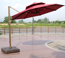  Outdoor parasol Large stall courtyard umbrella Anti-UV guard booth umbrella Folding balcony Roman umbrella Sunscreen sun umbrella