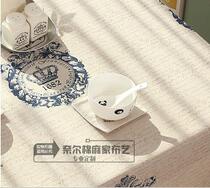 Eurostyle IKEA wind high-end cotton hemp cloth art table cloth tea table cloth table cloth table cloth table cloth art can customize the crown