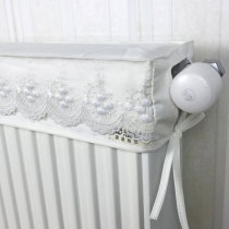  European-style luxury heating cover Lace fabric heating cover Household radiator cover anti-blackening dust cover decorative cover
