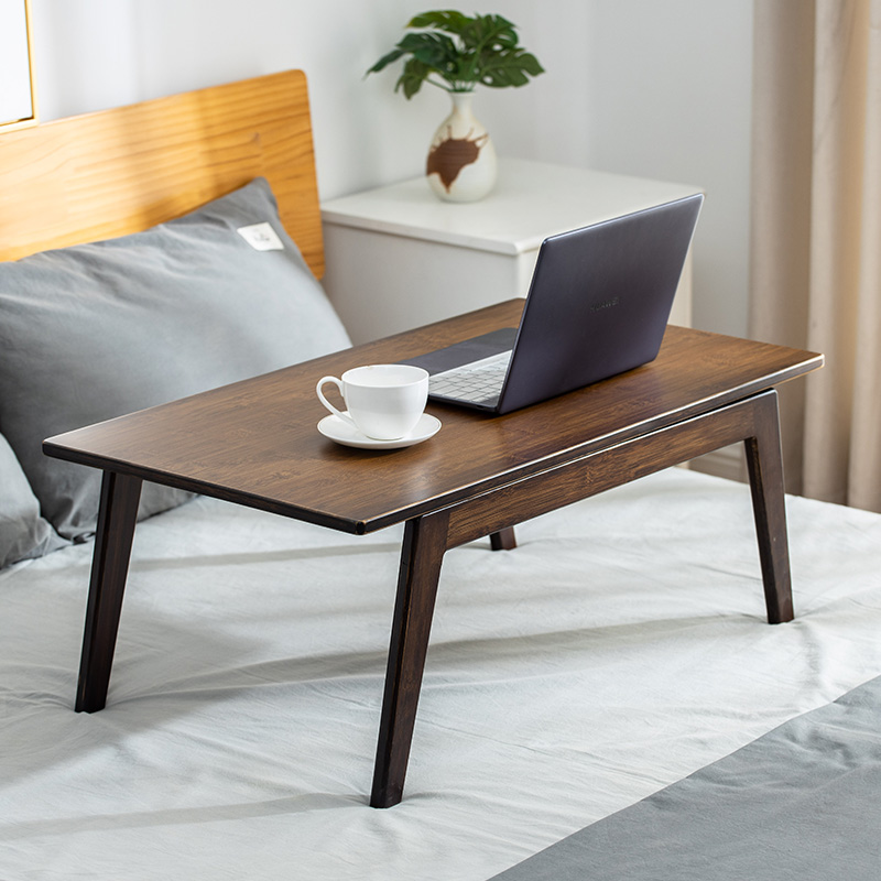 Bed Small Table Minimalist Home Student Folding Table Sloth People Study Table Bedroom Computer Desk Solid Wood Folding Desk