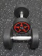 Round Head Rubber Pev Ten-Piece Three-Layer Dumbbell Rack Set for Men's Dormitory Home Fitness and Body Shaping Studio Dumbbells