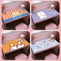 Desk mat writing desk mat children student learning desk mat ins girl heart tablecloth waterproof and cute