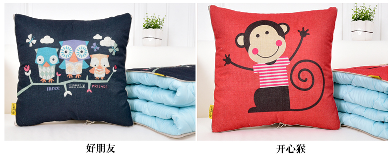 Gối Bắc Âu điều hòa không khí sử dụng kép là xe hơi đa năng sofa đệm gối nghỉ trưa là mùa hè mát mẻ gối ghế sofa