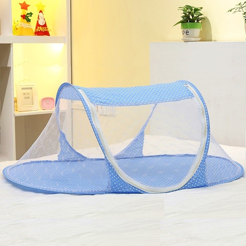 Baby Bed Mosquito Net Mongolia Bag Free to install newborn mosquito-proof All-hood tent baby can be folded and anti-fall for home