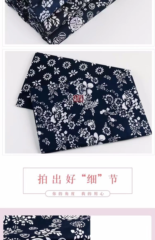 Phong cách quốc gia in cotton lanh quần áo thủ công DIY vải quần áo sofa rèm khăn trải bàn vải vải vải thun co giãn
