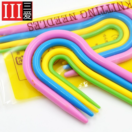 Плетеный комплект ручной работы с косичкой, пластиковый шерстяной свитер