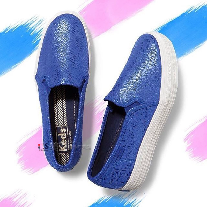 Keds mùa xuân và mùa hè 2020 Thời trang châu Âu và Mỹ hoang dã thoải mái giản dị nền tảng chân đế thấp giày nữ giày WH54728 - Giày cắt thấp