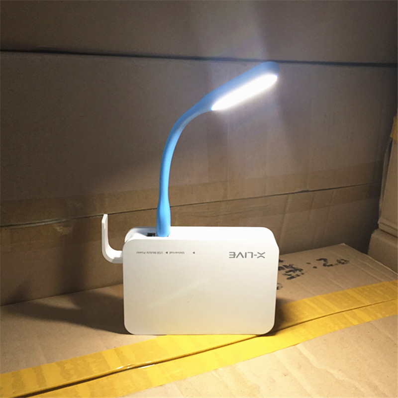 [Đặc biệt hàng ngày] Đèn LED cầm tay di động Nguồn điện di động USB nhẹ máy tính sạc đèn kho báu - USB Aaccessories quạt cầm tay mini