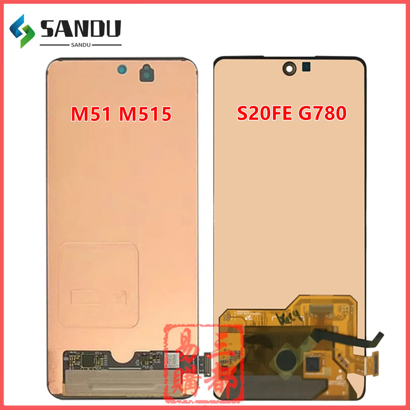 Suitable for Samsung M51 M515 S20Fe G780 G781 F g B Lcd Display Screen Assembly
